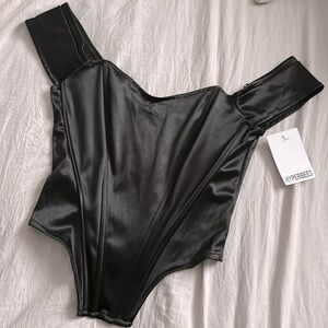 Black corset top